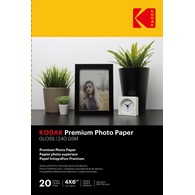 Kodak Premium Photo Paper Glossy 240 gsm 4R(10x15)/20 szt - 740095