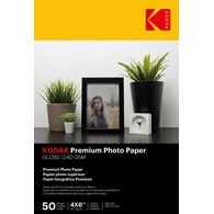 Kodak Premium Photo Paper Glossy 240 gsm 4R(10x15)/50 szt - 740096