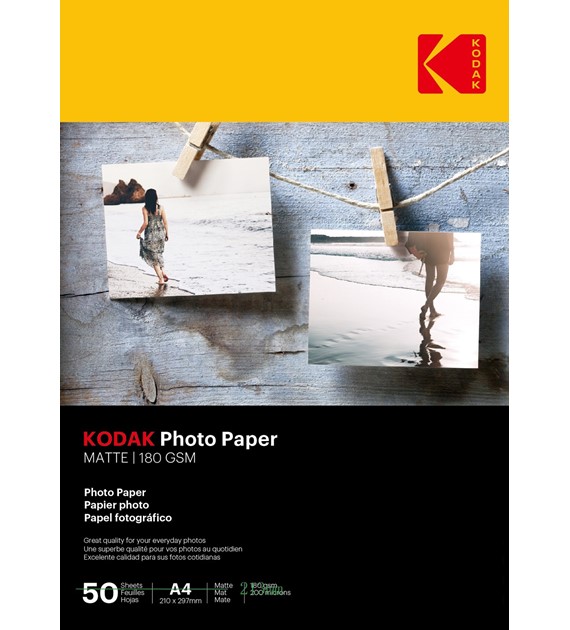 Kodak Photo Paper Matte 180 gsm A4/50 szt - 740130