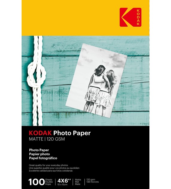 Kodak Photo Paper Matte 120 gsm 4R(10x15)/100 szt - 740137