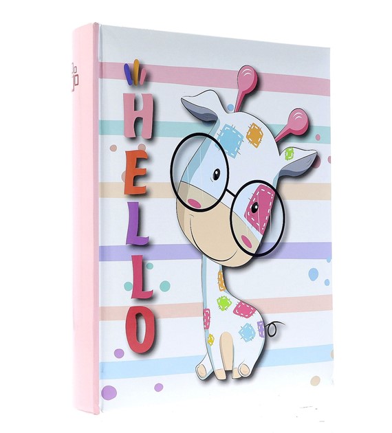 Book bound pocket album 10x15/200 B46200S HELLO PINK