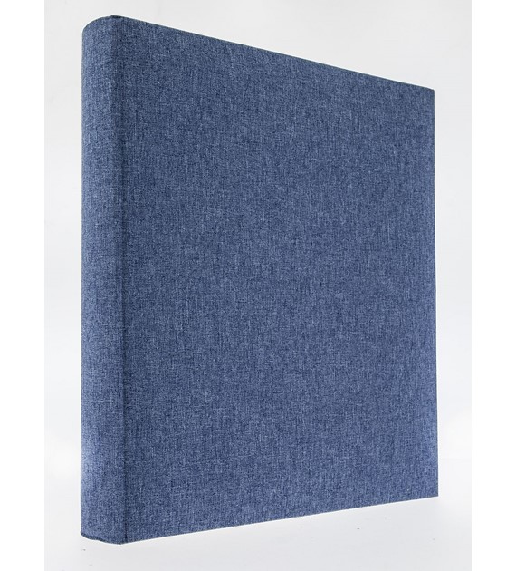 Book bound tradtional album 29x32/60 DBCL30 LINEN BLUE