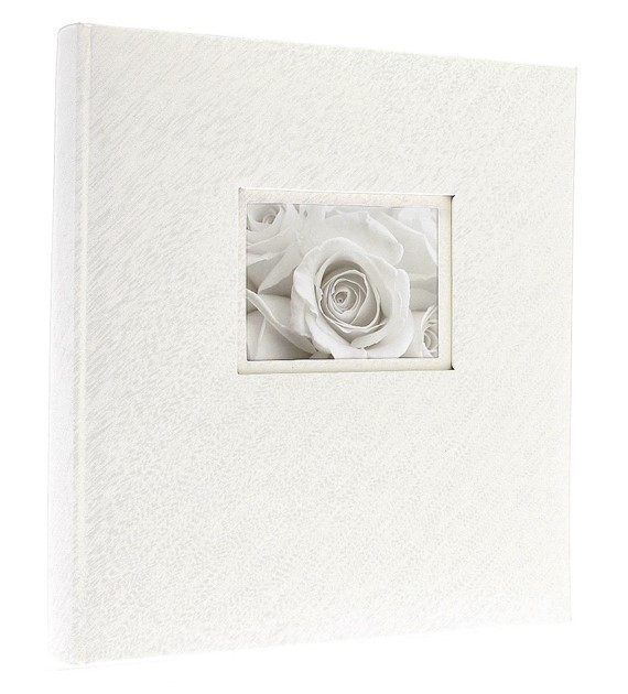 Book bound tradtional album 29x32/60 DBCL30 LOVE WHITE