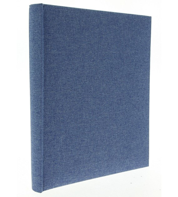 Book bound traditional album 24x29/40 DBCS20 LINEN BLUE