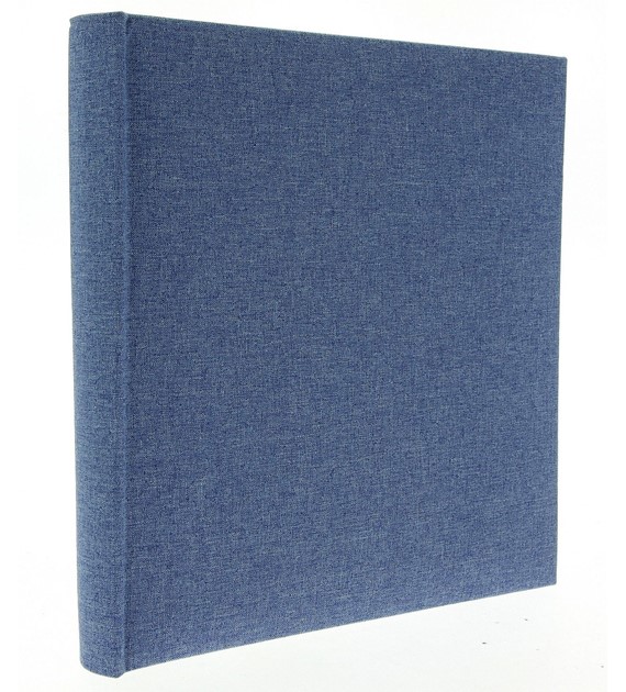 Book bound traditional album 24x24/40 DBCSS20 LINEN BLUE