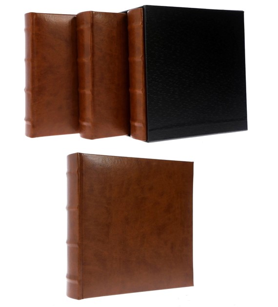 Book bound pocket albums in a gift box 10x15/200 x 3 KD46200 DELUX BOX3-2