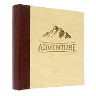 Album kieszeniowy szyty 10x15/200 KD46200 WOOD BROWN ADVENTURE