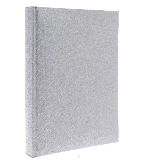 Book bound photo album 13x18/100 KD57100 CLEAN SILVER