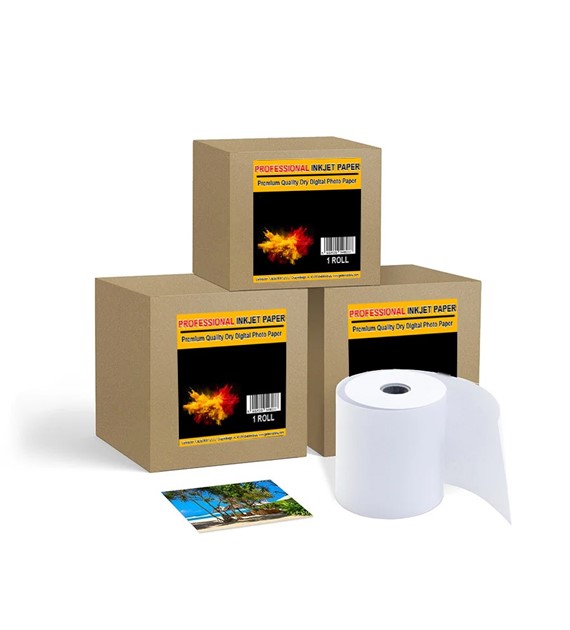 Professional Inkjet Paper 127mm (5'')*65m*3'' - GLOSSY - Frontier-S DX-100, SureLab D700, Green II