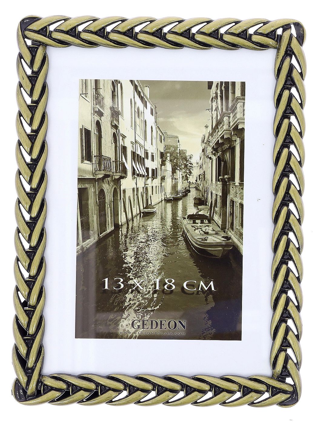 Decorative metal brass frame 13x18cm RM0857G